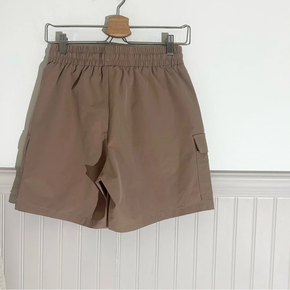 G4Free Women’s Small Tan Cargo Shorts Polyester Utility Outdoor